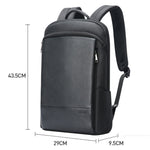 Sac à dos d'affaires Bopai en cuir pleine fleur, étanche et léger pour navetteur, 61-122731, 61-122721