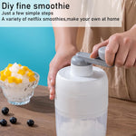 Petite Machine à Glaçons Pilés Manuelle, pour Smoothies Maison