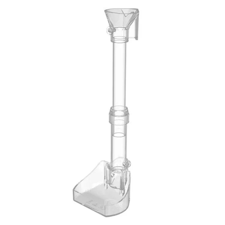 Tube d'alimentation pour aquarium en acrylique, petit tube d'alimentation pour poissons, 13-18cm, 20-32cm