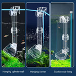 Tube d'alimentation pour aquarium en acrylique, petit tube d'alimentation pour poissons, 13-18cm, 20-32cm