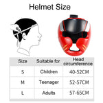 Casque de boxe pour sparring, protection tête compétition combat thaï, S, M, L
