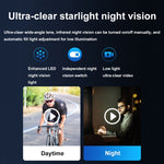 Mrobo D6 Caméra rotative 1080P Enregistreur vidéo avec vision nocturne et clip arrière, sans mémoire, 16 Go, 32 Go, 64 Go, 128 Go