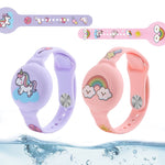 Pour AirTag 2e génération / AirTag 1re génération, bracelet de montre de dessin animé, localisateur, housse de protection en silicone, étui anti-perte