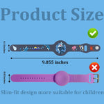 Pour AirTag 2e génération / AirTag 1re génération, bracelet de montre de dessin animé, localisateur, housse de protection en silicone, étui anti-perte