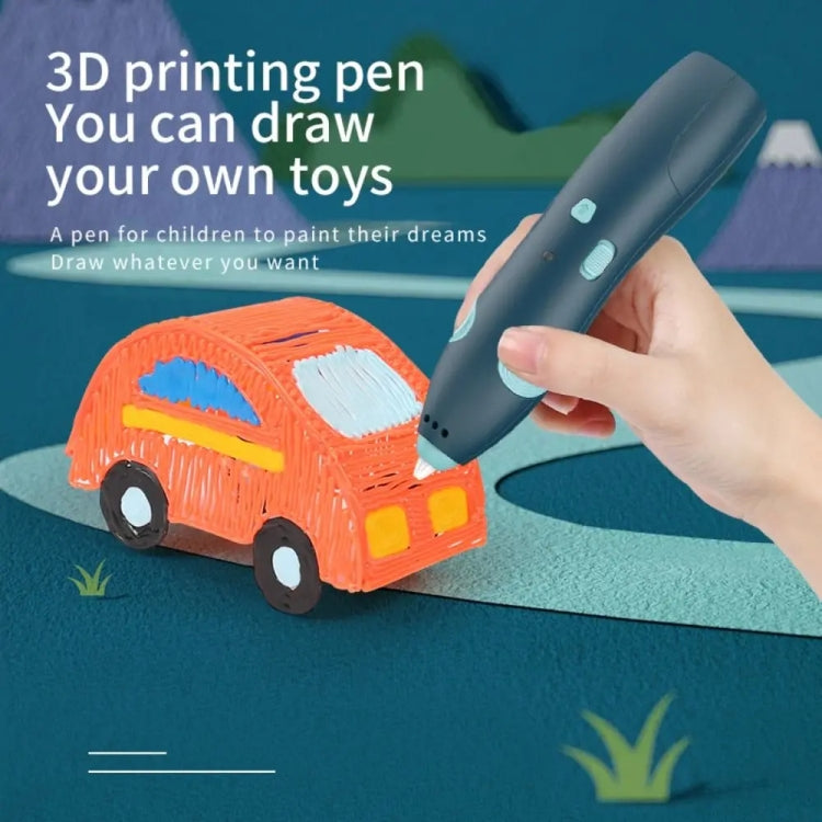 Stylo d'impression graffiti sans fil USB basse température pour enfants, kit de stylo de peinture 3D DIY