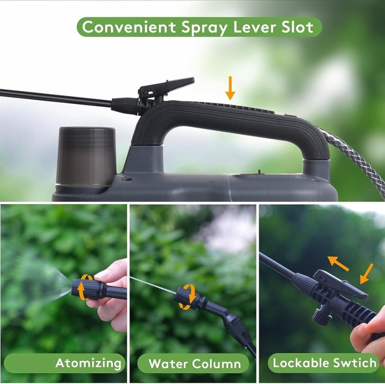 Pulvérisateur électrique 4L, atomiseur agricole avec batterie rechargeable intégrée 2000mAh