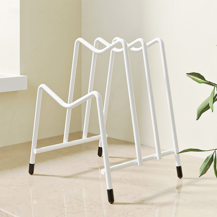 Étagère de rangement multifonctionnelle pour couvercles de casseroles, planche à découper et plan de travail de cuisine