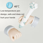 Stylo d'impression 3D Griffe de chat, rechargeable par USB, basse température, pour enfants, graffiti 3D, Vert menthe, Rose Sakura