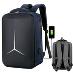 Sac à dos d'affaires sportif multifonction étanche pour ordinateur portable avec port USB, 15 pouces, 17 pouces
