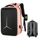 Sac à dos d'affaires sportif multifonction étanche pour ordinateur portable avec port USB, 15 pouces, 17 pouces