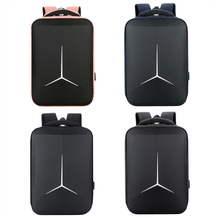 Sac à dos d'affaires sportif multifonction étanche pour ordinateur portable avec port USB, 15 pouces, 17 pouces