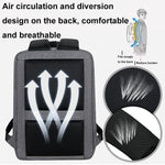 Sac à dos d'affaires sportif multifonction étanche pour ordinateur portable avec port USB, 15 pouces, 17 pouces