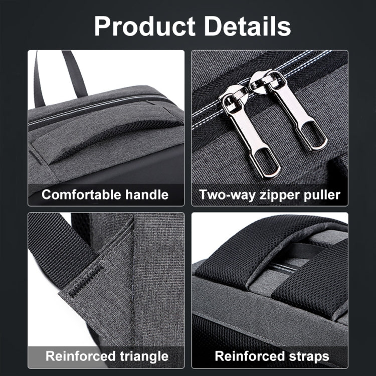 Sac à dos antivol à grande capacité avec serrure à code et port USB, 16 pouces