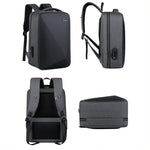 Sac à dos antivol à grande capacité avec serrure à code et port USB, 16 pouces