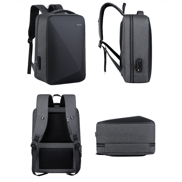 Sac à dos antivol à grande capacité avec serrure à code et port USB, 16 pouces
