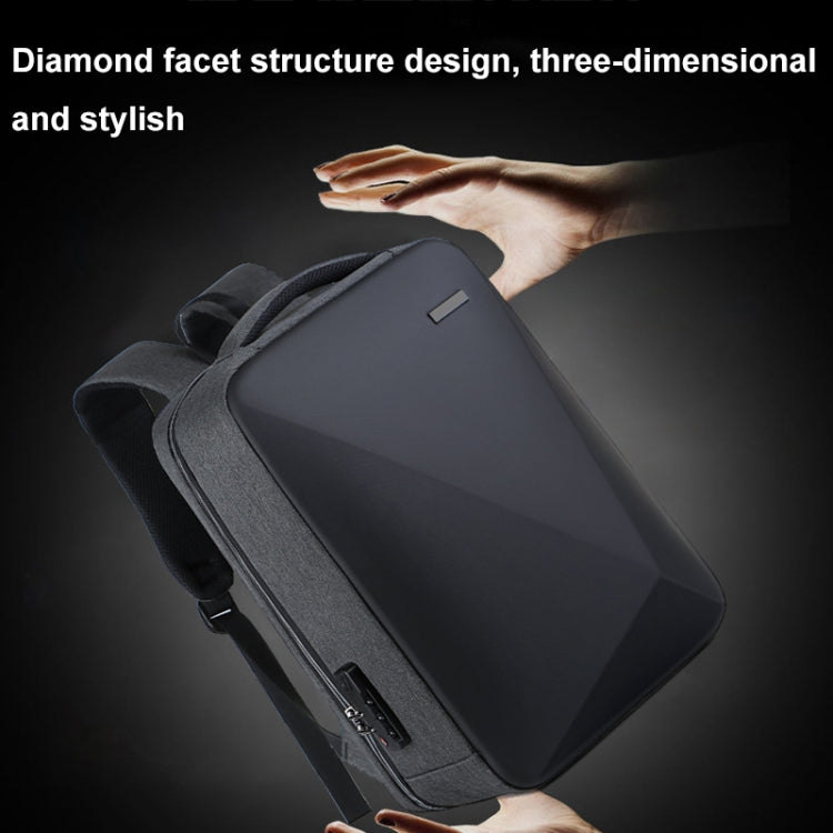 Sac à dos antivol à grande capacité avec serrure à code et port USB, 16 pouces