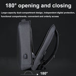 Sac à dos antivol à grande capacité avec serrure à code et port USB, 16 pouces