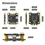 Baromètre Lipo 3-6S pour drone RC, ESC 4-en-1 SpeedyBee BLS 50A