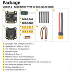 Baromètre Lipo 3-6S pour drone RC, ESC 4-en-1 SpeedyBee BLS 50A