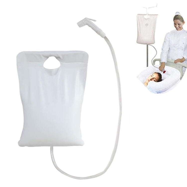 Sac de Bain d'Eau Pliant Portable en PVC 10L pour Camping en Plein Air