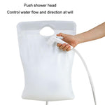 Sac de Bain d'Eau Pliant Portable en PVC 10L pour Camping en Plein Air