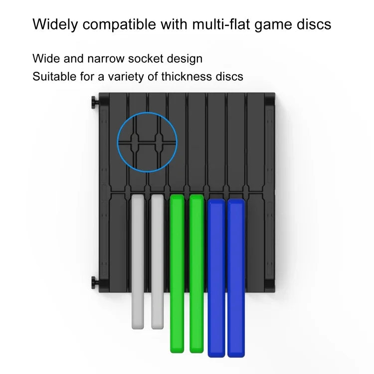 Support mural de rangement pour CD de jeux vidéo, 32 feuilles
