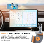 Car Screen Phone Holder Base For Tesla Model 3 And Other Models, Base + Magnetic Stand