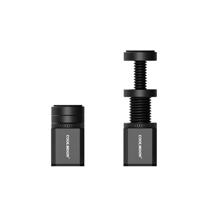 Support carte graphique COOLMOON Support vertical pour ordinateur de bureau Support supérieur à vis tige télescopique, 2,8-5cm (noir), 2,8-5cm (argent), 5-8cm (noir), 5-8cm (argent), 7,5-12cm (noir), 7,5-12cm (argent)