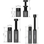 Support carte graphique COOLMOON Support vertical pour ordinateur de bureau Support supérieur à vis tige télescopique, 2,8-5cm (noir), 2,8-5cm (argent), 5-8cm (noir), 5-8cm (argent), 7,5-12cm (noir), 7,5-12cm (argent)