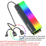 Refroidisseur COOLMOON CM-M2A pour disque SSD M.2 2280 dissipateur thermique 5V ARGB, CM-M2A