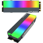 Refroidisseur COOLMOON CM-M2A pour disque SSD M.2 2280 dissipateur thermique 5V ARGB, CM-M2A