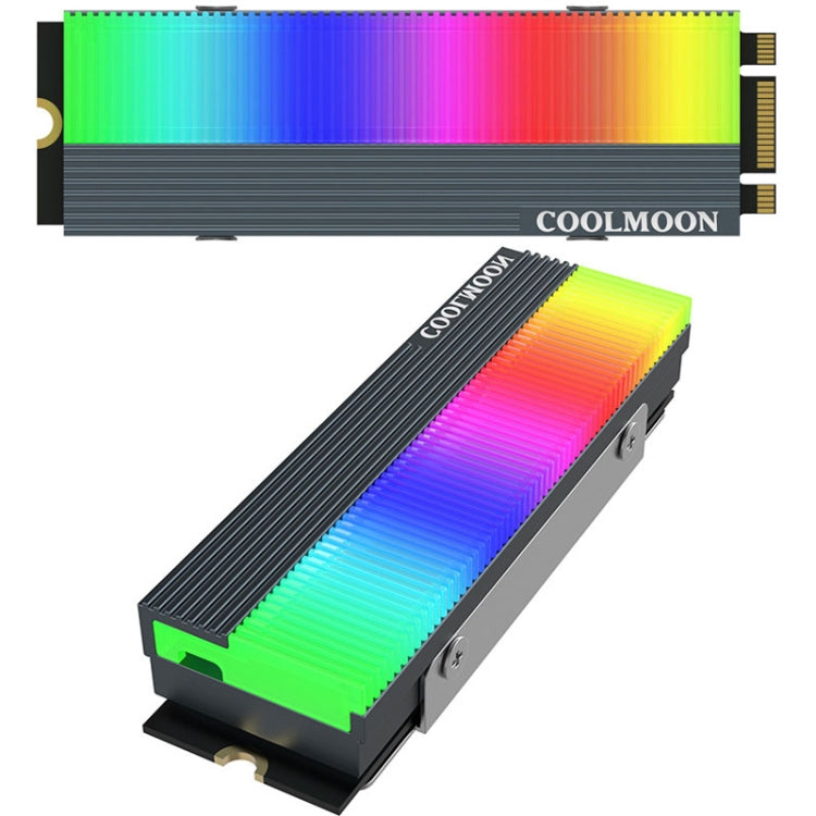Refroidisseur COOLMOON CM-M2A pour disque SSD M.2 2280 dissipateur thermique 5V ARGB, CM-M2A