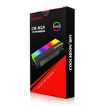 Refroidisseur COOLMOON CM-M2A pour disque SSD M.2 2280 dissipateur thermique 5V ARGB, CM-M2A