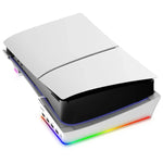 Pour Sony PS5 Slim Support Horizontal RVB Hôte IPEGA PG-P5S021 avec 4 Hubs USB, Blanc