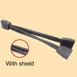 Câble d'extension USB3.0 19 broches pour carte mère d'ordinateur, 21cm 19 broches
