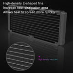 Refroidisseur CPU à eau intégré COOLMOON CM-YM-240T édition lentille numérique ARGB avec affichage de température, ventilateur CPU, CM-YM-240T