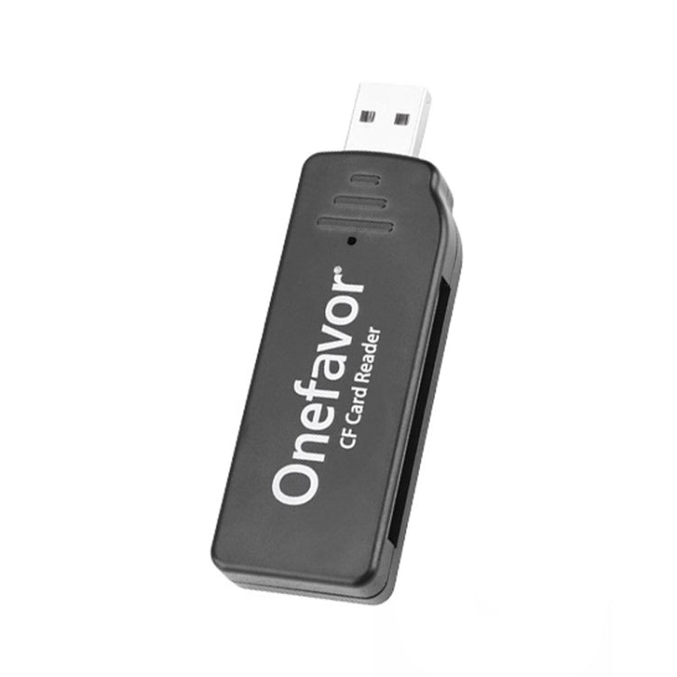 Lecteur de carte CF USB2.0 haute vitesse Onefavor, lecteur de carte CF