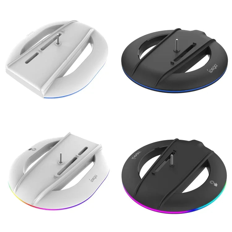 Support de refroidissement vertical universel IPEGA pour console de jeux Sony PS5 Slim, blanc, noir, blanc multicolore, noir multicolore