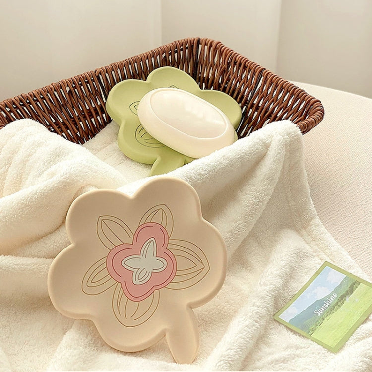 Distributeur de savon de salle de bain en silicone infusé Support de drainage de savon antidérapant domestique