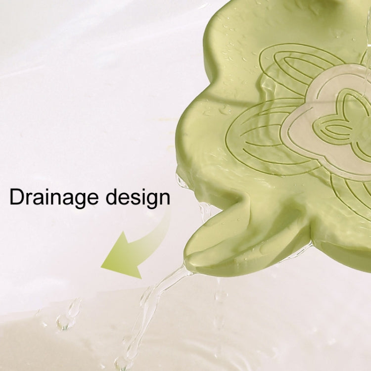 Distributeur de savon de salle de bain en silicone infusé Support de drainage de savon antidérapant domestique