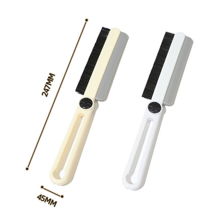 Brosse de nettoyage multifonctionnelle pour crevasses, brosse de nettoyage à long manche pour salle de bain