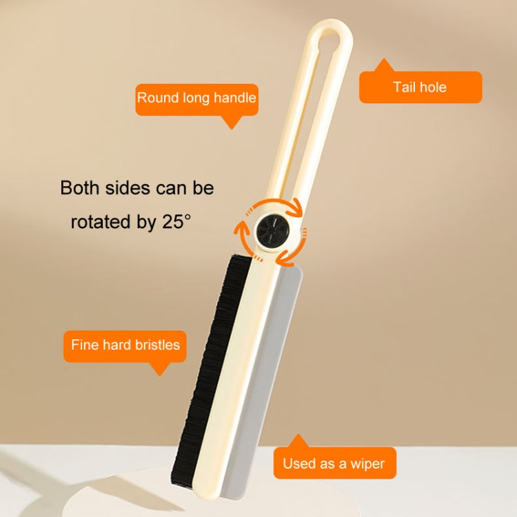Brosse de nettoyage multifonctionnelle pour crevasses, brosse de nettoyage à long manche pour salle de bain
