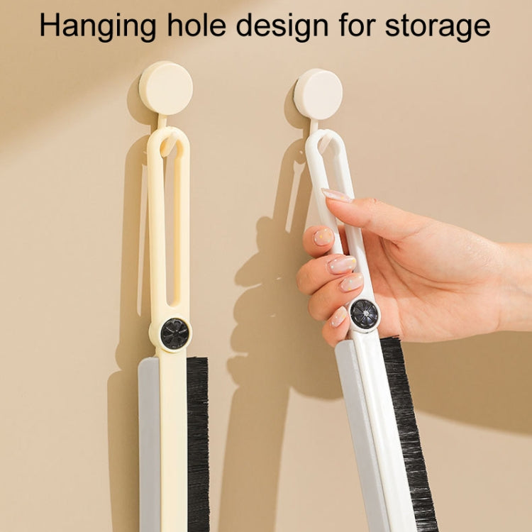 Brosse de nettoyage multifonctionnelle pour crevasses, brosse de nettoyage à long manche pour salle de bain