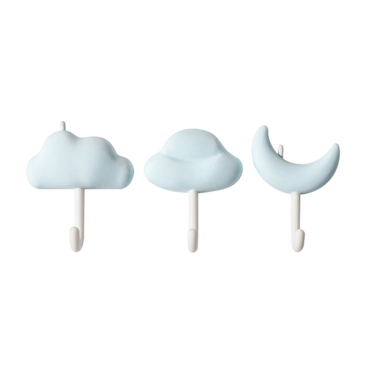 Lot de 3 crochets muraux pour dortoir, sans perçage, adhésifs, non marquants