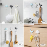 Lot de 3 crochets muraux pour dortoir, sans perçage, adhésifs, non marquants
