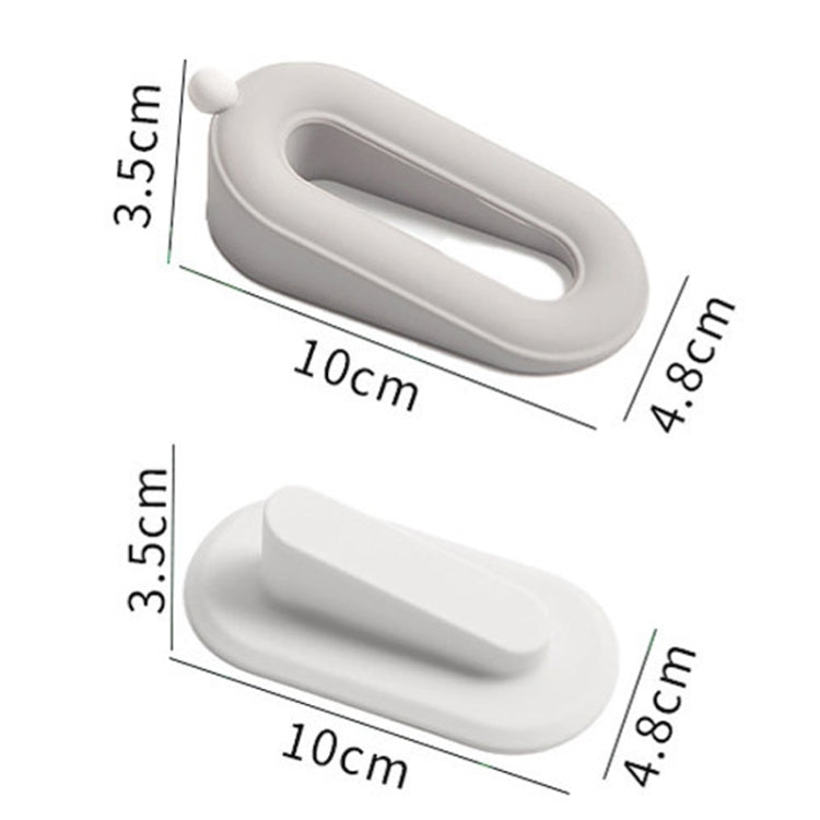 Butoir de porte anti-collision sans perçage en forme de donut pour la maison