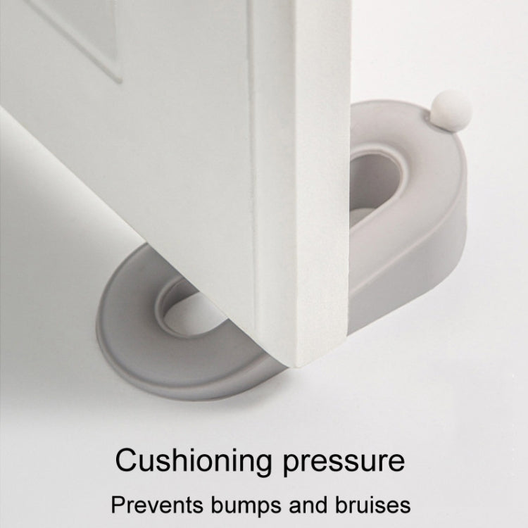 Butoir de porte anti-collision sans perçage en forme de donut pour la maison