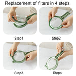Filtre à résidus pour presse-agrumes de cuisine, filtre à lait de soja ménager