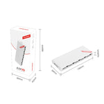COOLMOON AM10 ARGB+PWM répartiteur de contrôle de température à double port 10, ventilateur de boîtier 5V 3 broches HUB