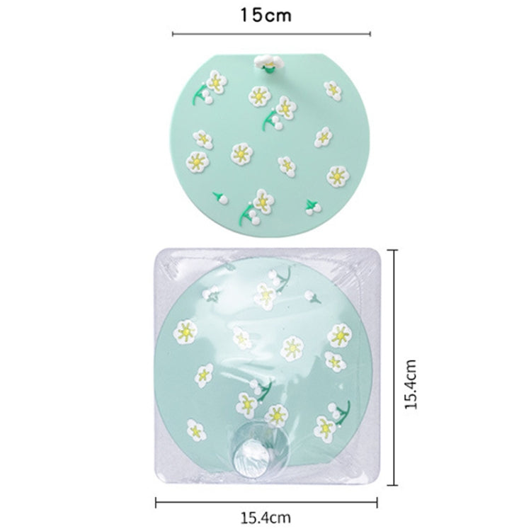 Couvercle de drain de sol anti-bouchage pour cuisine et salle de bain, déodorisant de drain de sol d'égout, Fleur de prunier, Tulipe, Trèfle